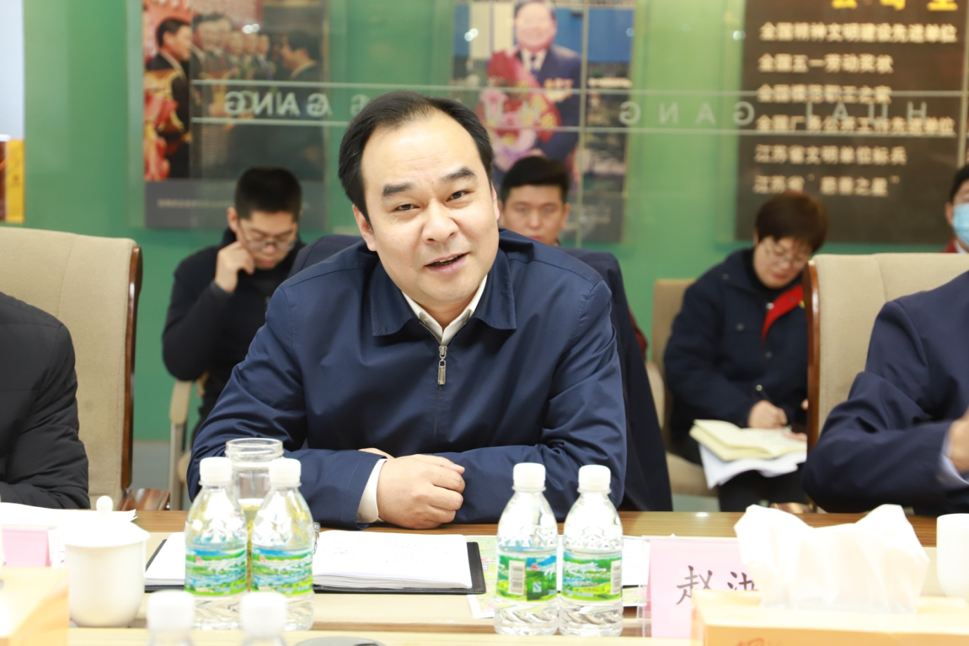 市長(zhǎng)陳之常來(lái)淮鋼召開(kāi)淮鋼特鋼“十四五” 規(guī)劃調(diào)研座談會(huì)