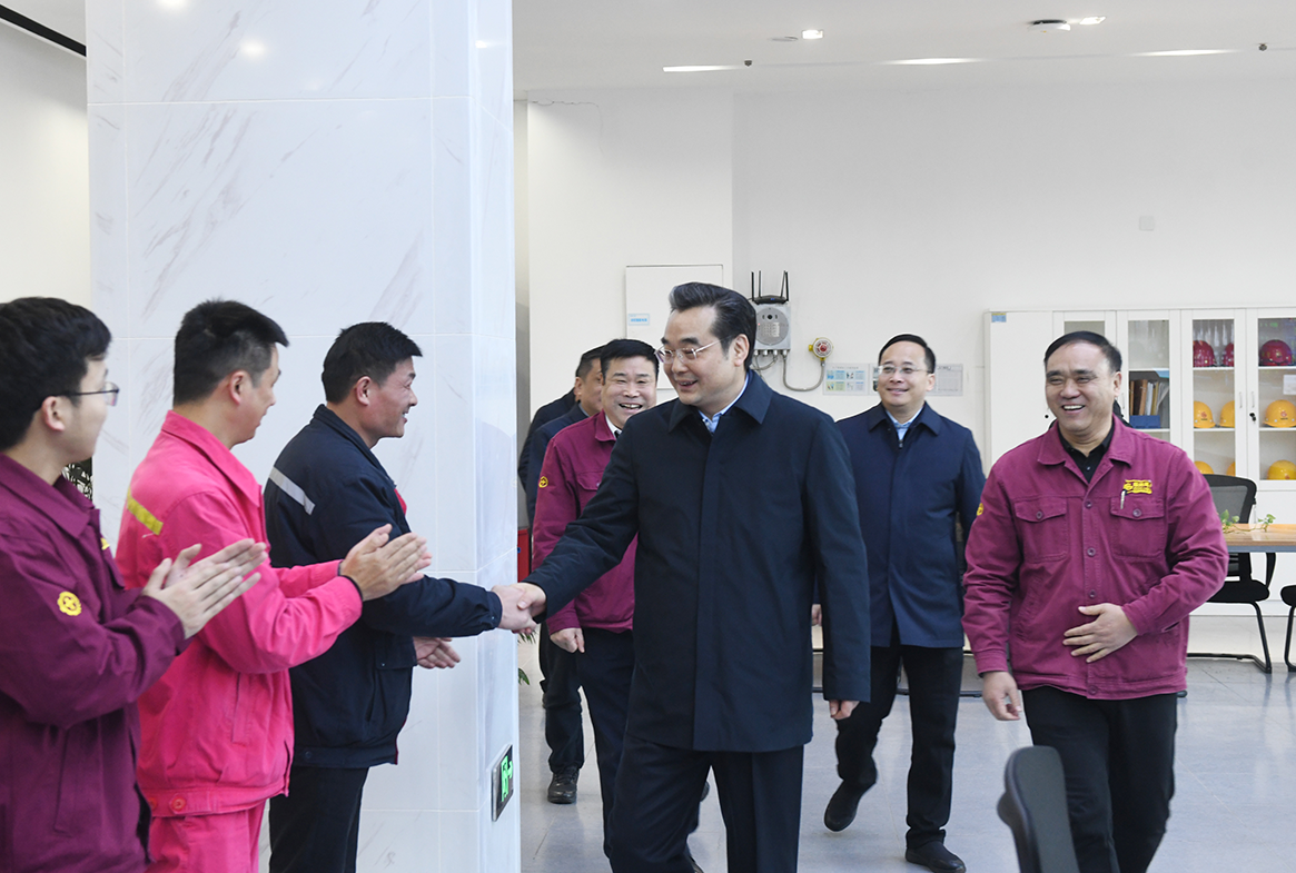淮安市委書記史志軍一行來(lái)淮鋼開(kāi)展新春慰問(wèn)